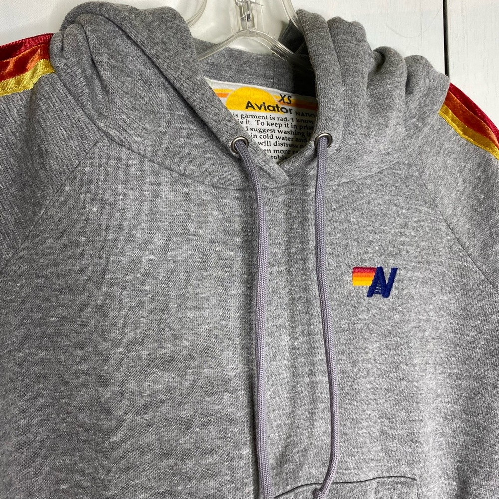 Aviator Nation pullover hoodie sweatshirt size XS - Picture 4 of 11